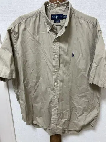 Ralph Lauren 베이지 반팔 셔츠 L 사이즈