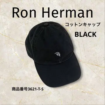 Ron Herman 코튼 캡 BLACK RH 자수 하자품