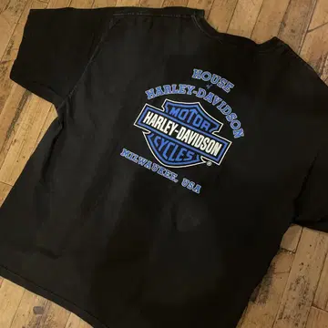 Harley-Davidson 할리데이비슨 프레임 프린트 티셔츠