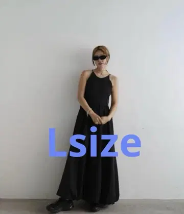 hideka 시마무라 벌룬 원피스 L 블랙