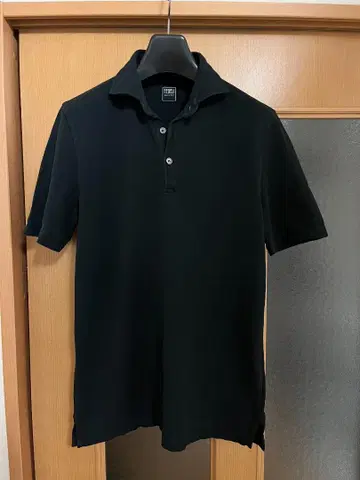 FEDELI 피케 셔츠 블랙