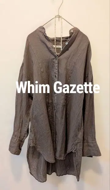 2023SS Whim Gazette 윔 가젯 라미 스탠드 카라 셔츠