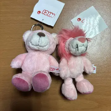 NICI 핑크 베어 핑크 라이온 키링