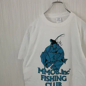MMOB.inc FISHING CLUB 에비스 씨 티셔츠 반팔 남성용