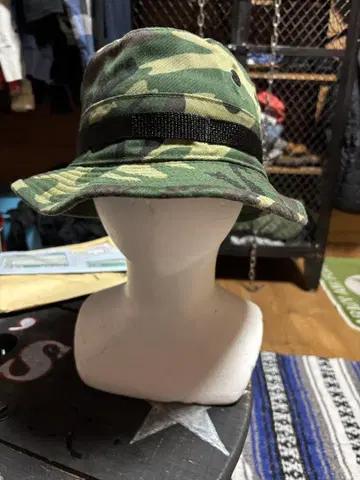 카모플라쥬 뉴욕 버킷 햇 통기성 메쉬 밴딩