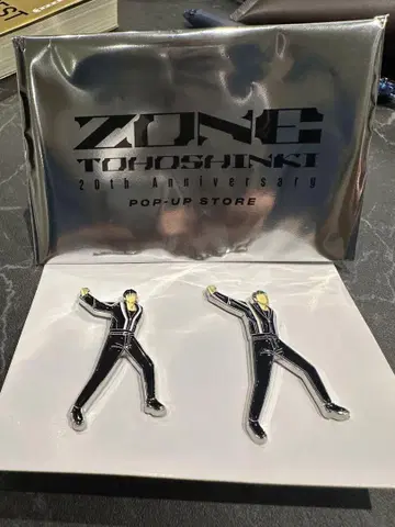 동방신기 ZONE 20th Anniversary 핀즈 2개 세트