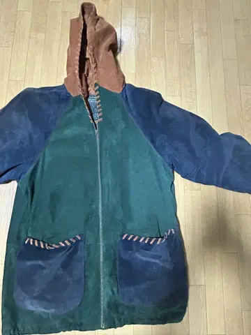 정통 가죽 코트