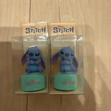 스티치 영화 병뚜껑 마스코트 피규어 2개 세트