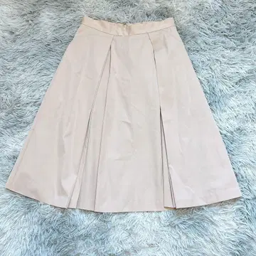 언타이틀 레이디스 미디 스커트 XS 무지 베이지 일본제