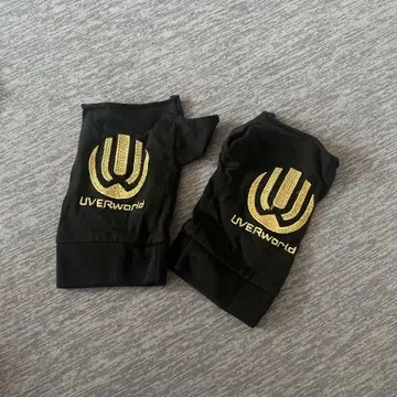 1회만 사용 UVERworld 굿즈 블랙 그로브