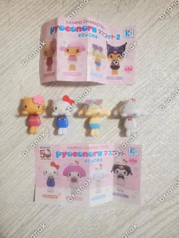 산리오 캐릭터즈 피코노루 마스코트 V.1 & V.2 가챠