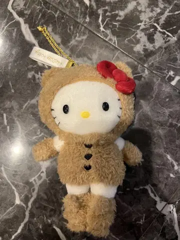헬로키티 전시회 50주년 한정판 봉제 인형 마스코트 곰 수트 곰 수트