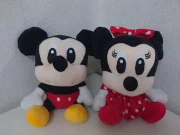미키 미니 봉제 인형 세트 약 16cm