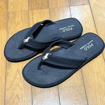 가격 인하 중! 새상품급! 인기 있는 폴로 랄프 로렌 블랙 샌들