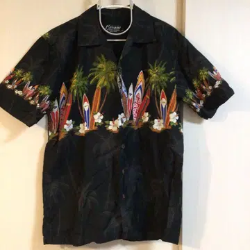 Favant Hawaii 파반트 알로하 프린트 셔츠 서핑보드 야자수