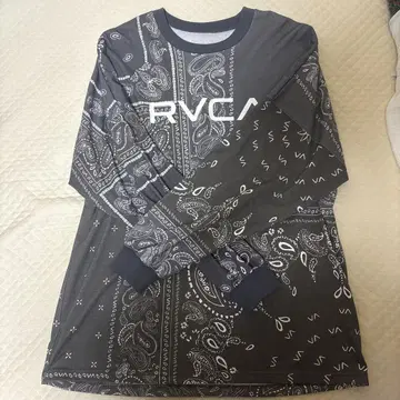 RVCA 루카 롱 티셔츠 XL 페이즐리