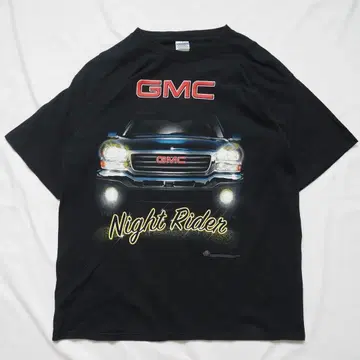 00s GILDAN 티셔츠 XL 블랙 GMC 자동차 기업 Y2K