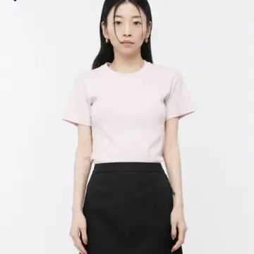 새상품급 Gajess Basic T shirt 핑크