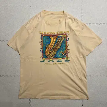 1990년대 뉴올리언스 마디 그라스 재즈 티셔츠