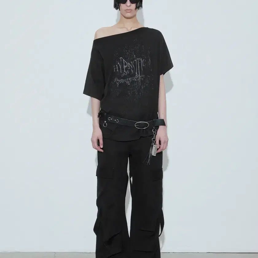 【BOHEMIAN SEOUL】HYPNOTIC BOATNECK T-SHIRT BOHEMIAN SEOUL | 보헤미안서울 Bohemian Seoul Hypnotic Boat