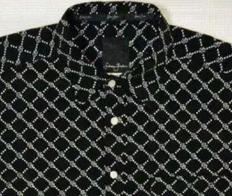 SEAN JOHN 블랙 패턴 셔츠 2XL