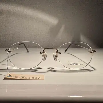 90s 빈티지 일본제 투 포인트 안경 골드 프레임 데드