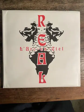 미개봉 새상품 초회판 컬러 레코드 LD REAL L'Arc-en-Ciel