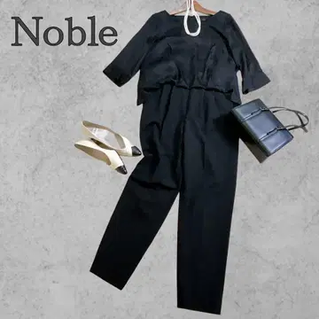 NOBLE 노블 올인원 이소재 도킹 블랙 테이퍼드 M