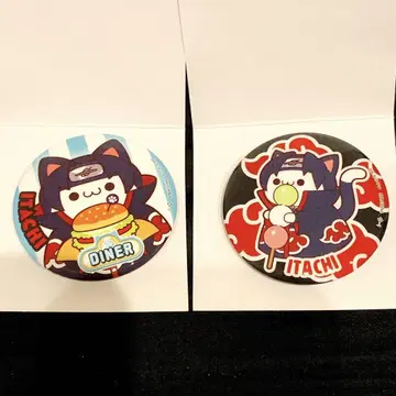NARUTO 냐루토! 캔뱃지 컬렉션 우치하 이타치 2종