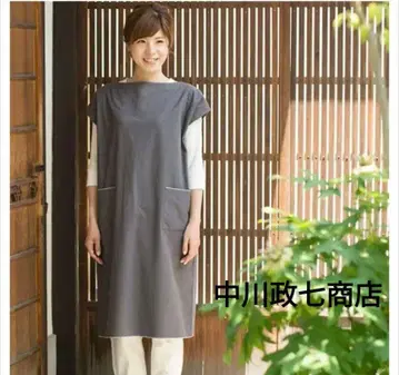 나카가와 마사시치 상점 직선 재단 튜닉 원피스