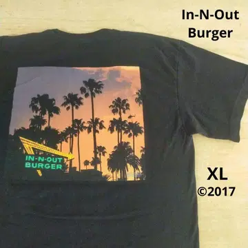 In-N-Out Burger 인 앤 아웃 버거 기업 로고 티셔츠 XL