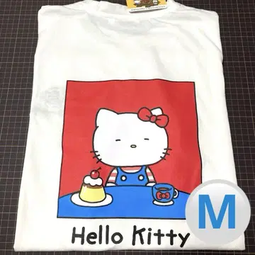 니시무라 유우지 키티 백 프린트 티셔츠 M 산리오 새상품