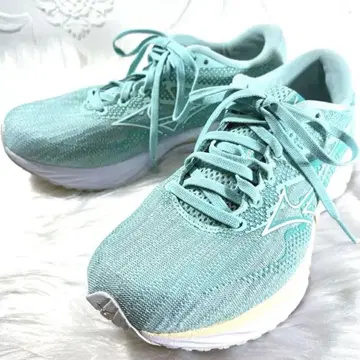 신상품급 mizuno 미즈노 웨이브 라이더 27 SW 러닝 경량 통굽