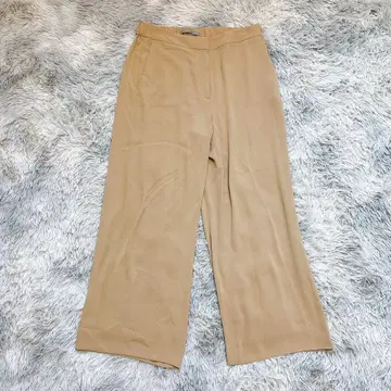 띠어리 럭스 여성용 와이드 팬츠 베이지 2XL 카멜 무지