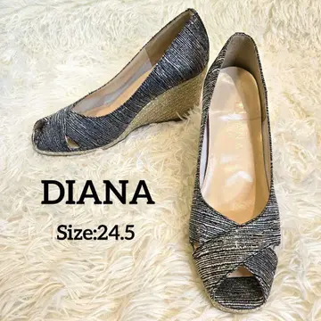 DIANA 다이애나 WELL FIT 여름 웨지솔 펌프스 24.5cm