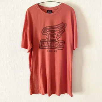 HARLEY-DAVIDSON 할리데이비슨 티셔츠 오렌지
