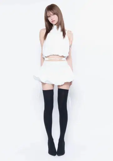 더 레드 스레드 S 스트랩 발룬 스커트 S