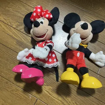 미키 & 미니 봉제 인형 세트 약 30cm