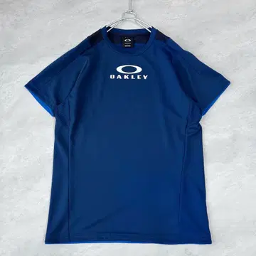 오클리 티셔츠 스포츠 웨어 블루 계열 S 사이즈 OAKLEY