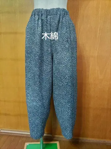 유카타 옷감 벌룬 팬츠