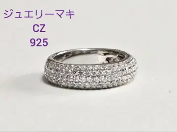 주얼리 마키 CZ 925 실버 파베 반지