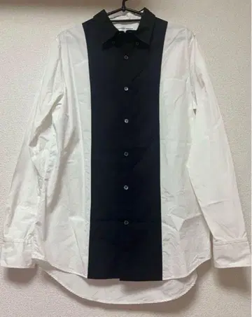 Alexander McQueen 알렉산더 맥퀸 바이컬러 셔츠