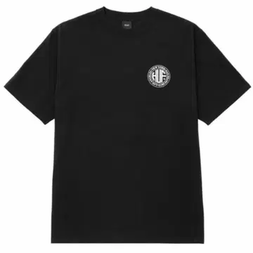 HUF 로고 티셔츠 블랙