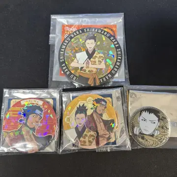 NARUTO 돌풍전 나라 사슴 말 아스마 캔뱃지 세트