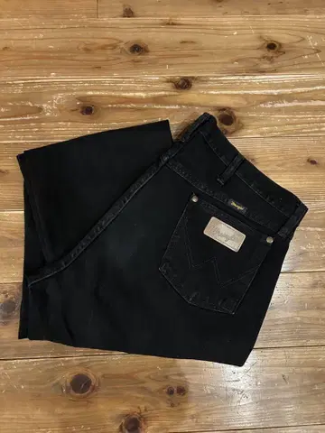 Wrangler 블랙 청바지 구제 의류 W36L34
