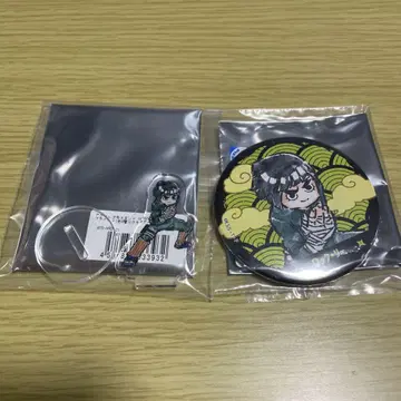 NARUTO Lee 아크릴 스탠드 캔뱃지 세트