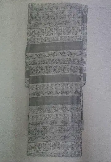 오시마풍 워셔블 여름 기모노 그레이