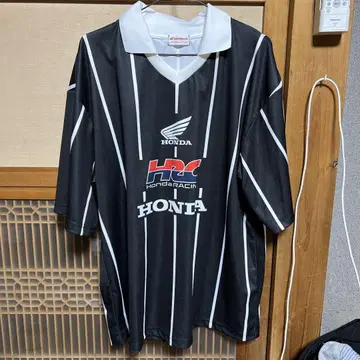 혼다 레이싱 HRC 축구 셔츠 HONDA RACING L 블랙