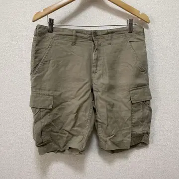 무인양품 무인양품 숏 팬츠 린넨 베이지 남성용 하프 팬츠