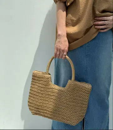 y/m 핸들 페이퍼 토트 백